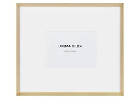 Russo Gallery Frame 5x7 Satin Brass