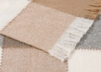 Eryn Patchwork Throw Iv/Caramel