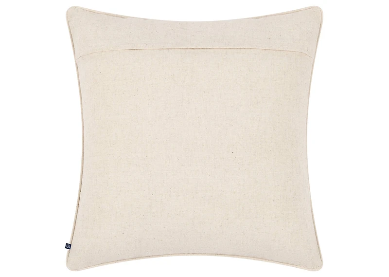 Amaris Cotton Pillow 20x20 Sand/Black