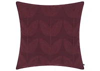 Lita Leaf Pillow 20x20 Bordeaux