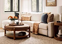Avery Pillow 20x20 Ivory/Sand