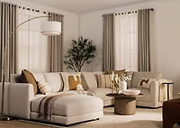 Mila Right- Arm Chair Module -Sela Salt