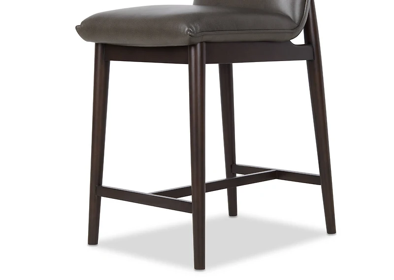 Esmae Leather Counter Stool -Reede Char