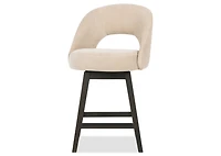 Rielle Swivel Counter Stool -Cai Latte