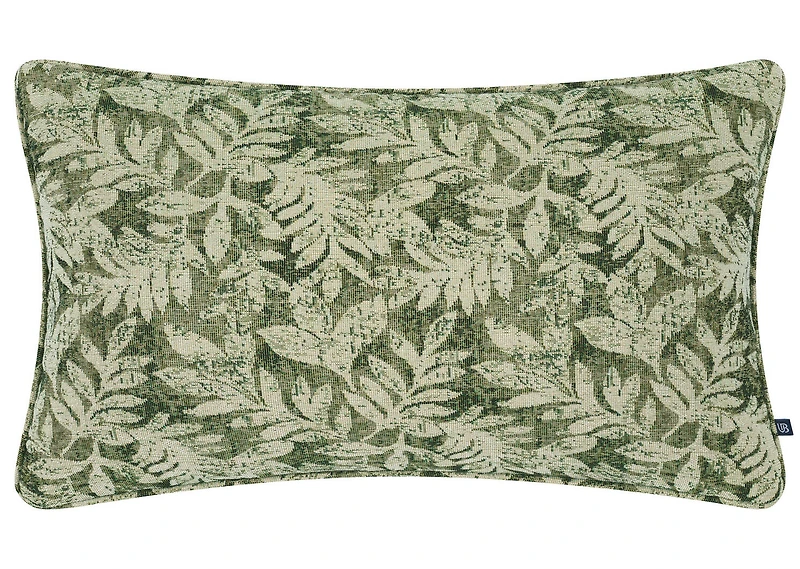 Amy Tapestry Pillow 14x24 Green