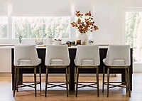 Alba Counter Stool -York Platinum