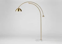 Muse Arc Floor Lamp Brass