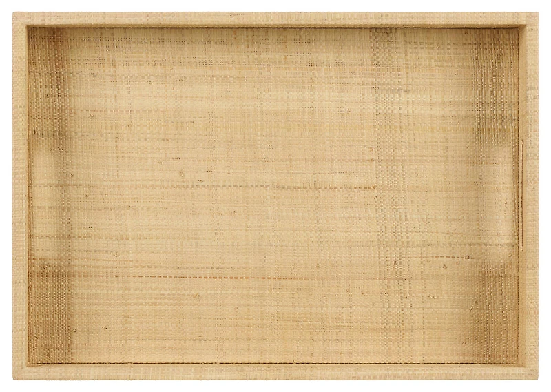 Silvana Raffia Tray Rectangular Natural