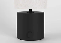 Zuma Portable LED Table Lamp Black
