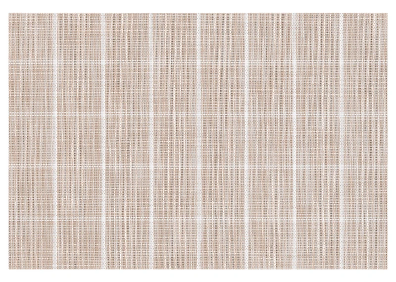 Baker Placemat Sand/Ivory