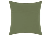 Ambrose Cotton Leaf Pillow 20x20 Green