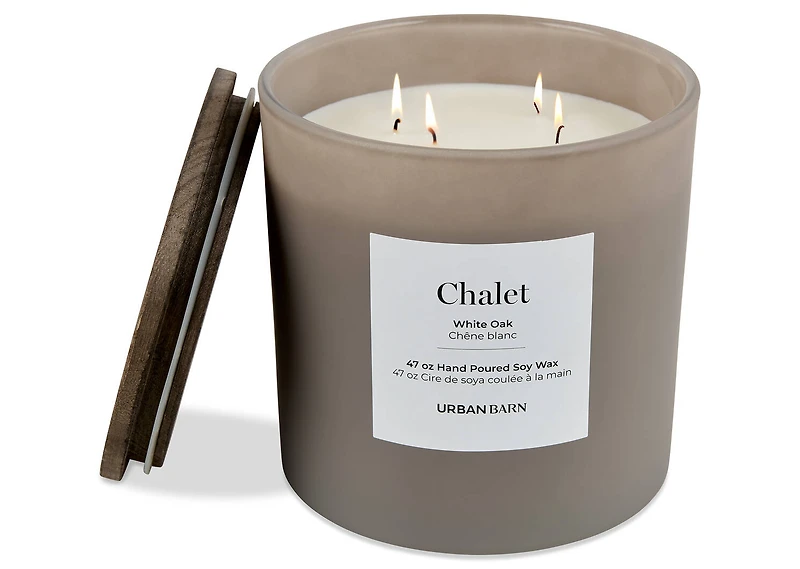 Chalet Candle White Oak