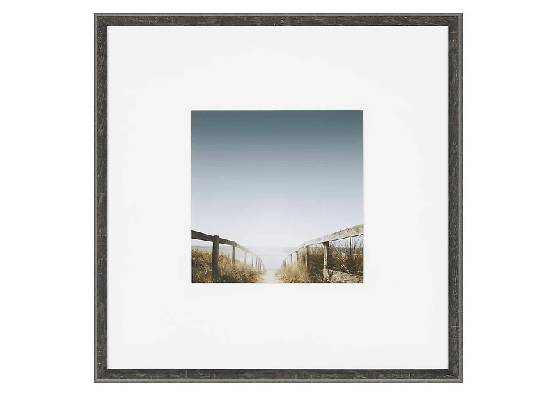 Beachwalk Framed Print