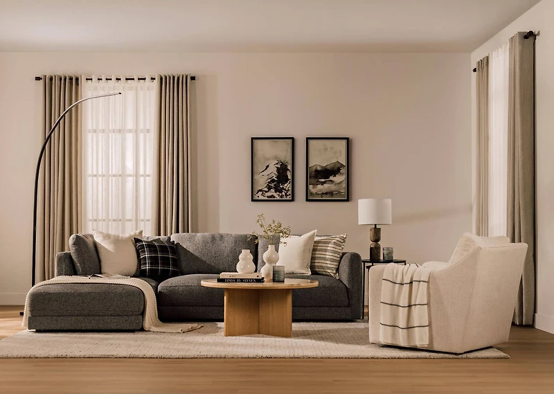 Mila Armless Chair Module -Sela Iron