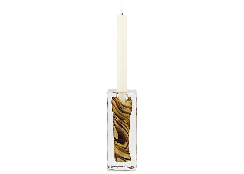 Lior Candle Holder Large Brown