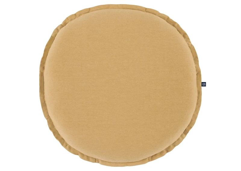 Faria Cotton Round Pillow Amber