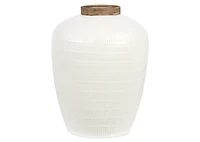 Lucille Vase Wide White