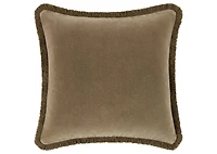 Aline Velvet Pillow 20x20 Mushroom
