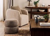Huxley Ottoman -Sotto Birch