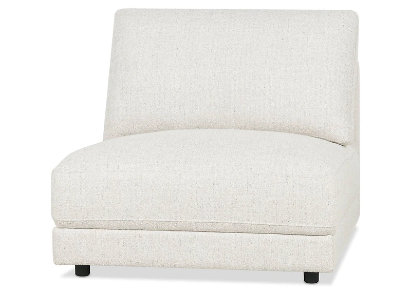 Mila Armless Chair Module -Sela Salt