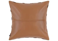 Quinn Leather Pillow 20x20 Cognac