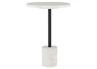 Piero Accent Table - Warra White
