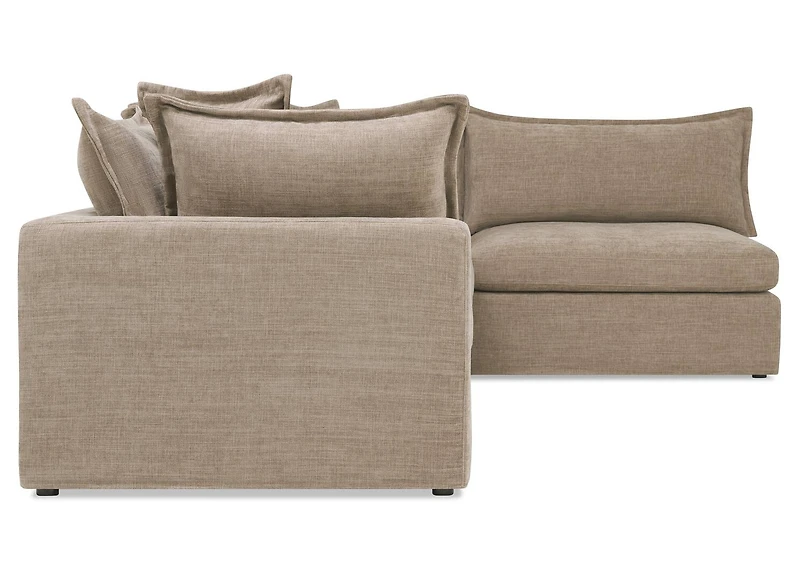 Eloise Sectional RCF -Nile Mushroom