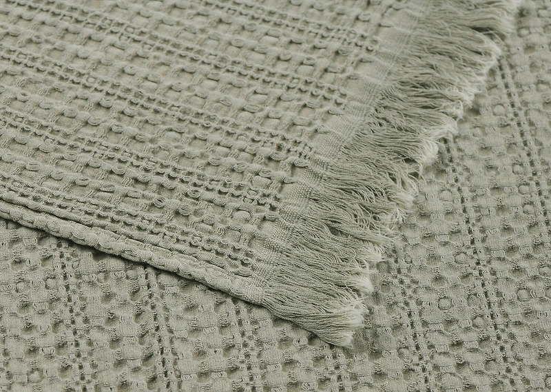 Darwin Waffle Throw Sage