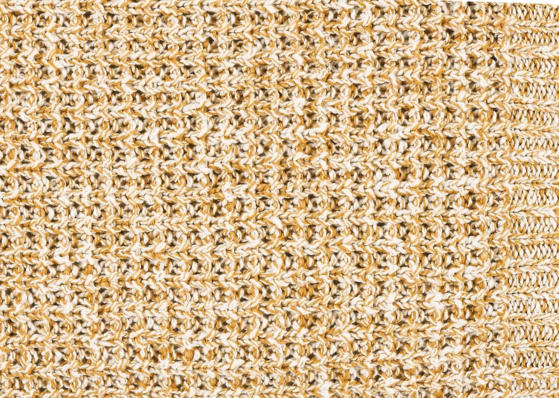 Kian Cotton Throw Marigold/Natural
