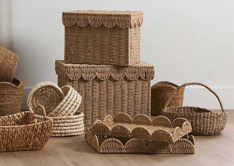 Elodie Scalloped Tray Small