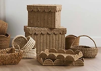 Elodie Scalloped Tray Small