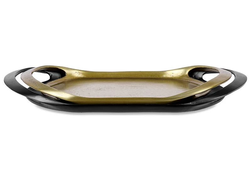 Iyla Tray Small Antiqued Brass