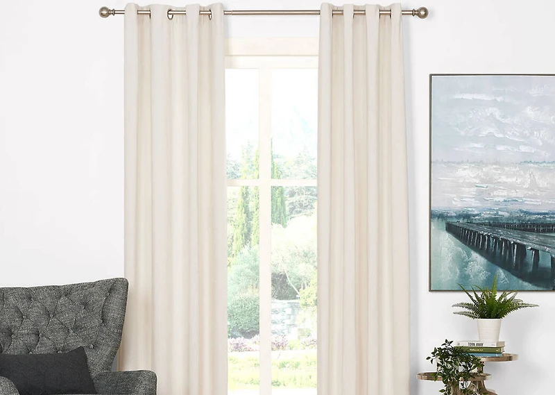 Bailey Curtain 96 Ivory