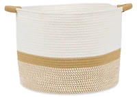 Rosio Basket Large Ivory/Tan
