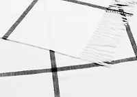 Sabena Throw Ivory/Black