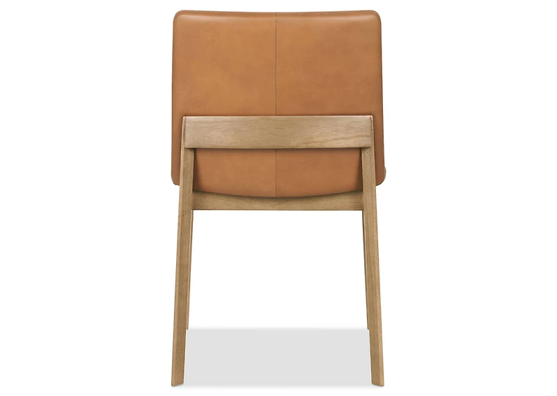 Ciera Leather Dining Chair -Olson Camel