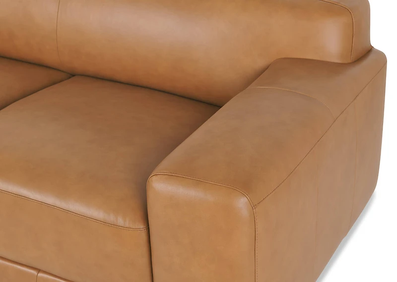 Beau Leather Sofa -Leo Tan
