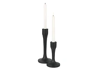 Baffin Candle Holder Short Black