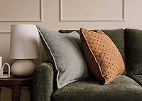 Ruhi Cotton Pillow 20x20 Rust