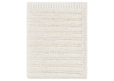 Emmons Cotton Throw Ivory