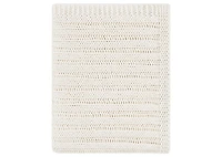 Emmons Cotton Throw Ivory