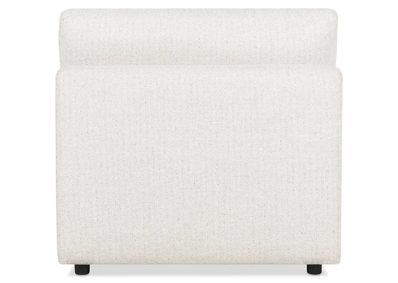 Mila Armless Chair Module -Sela Salt