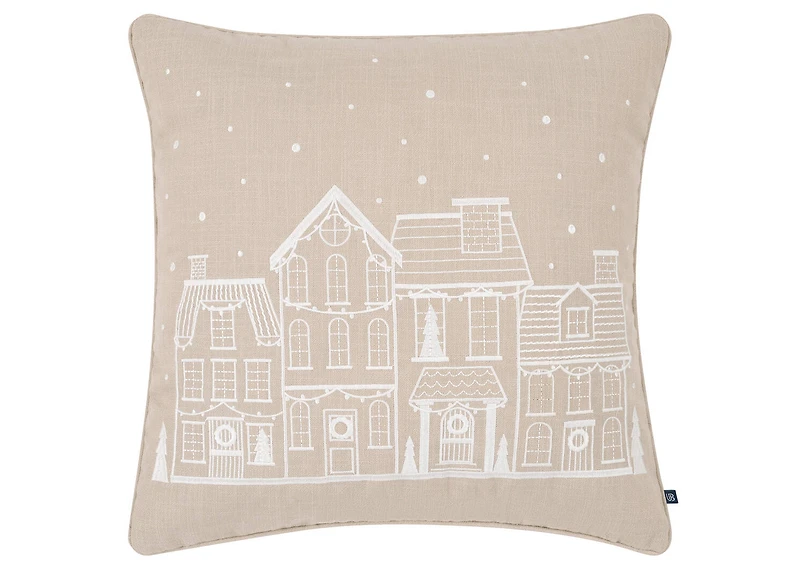 Village Pillow 20x20 Sand/Ivory