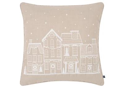 Village Pillow 20x20 Sand/Ivory