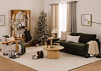 Scalloped Tree Collar Brass