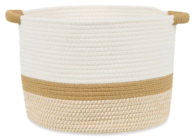 Rosio Basket Medium Ivory/Tan
