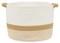 Rosio Basket Medium Ivory/Tan