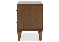 Sylvie 2 Drawer Nightstand -Idris Amber