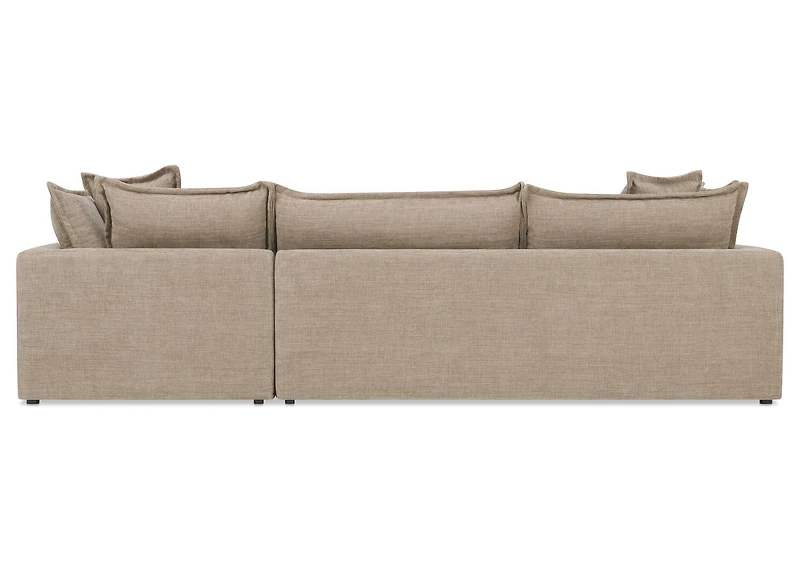 Eloise Sectional RCF -Nile Mushroom