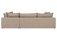 Eloise Sectional RCF -Nile Mushroom